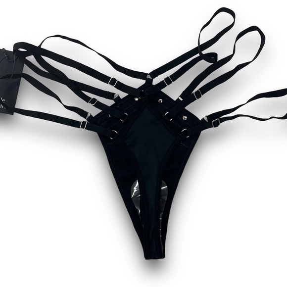 Thistle and Spire Carina Strappy Thong Size XL/1X - Picture 3 of 9